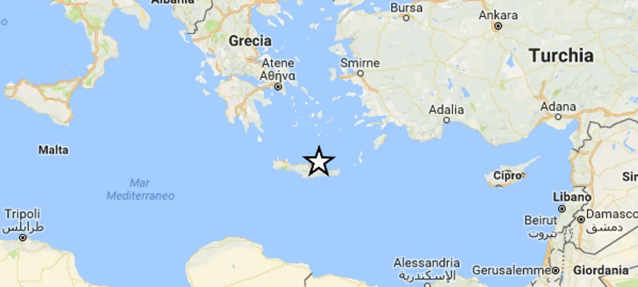 terremoto ora Grecia