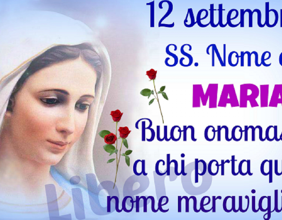 frasi auguri Maria