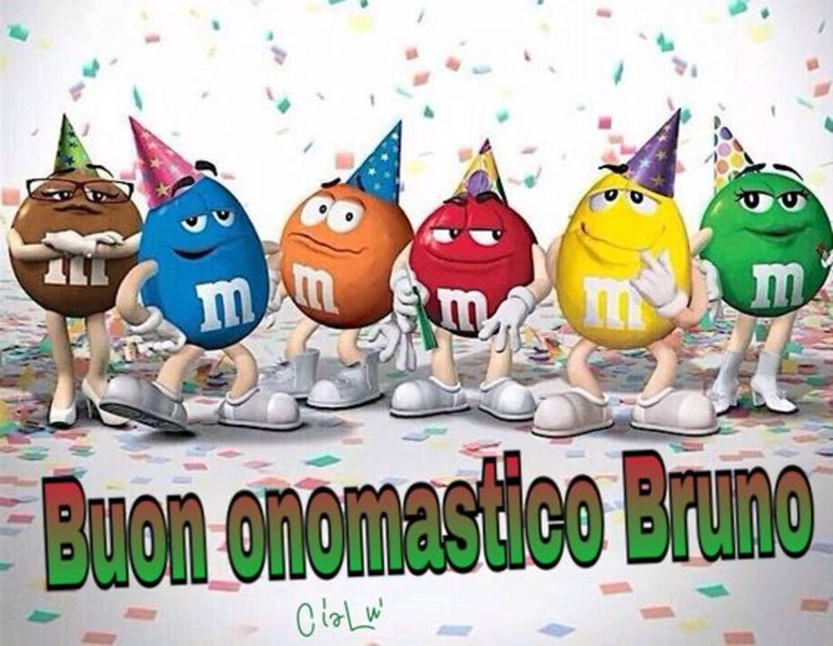 Buon Onomastico Bruno Oggi Ottobre Video Gif E Immagini Da