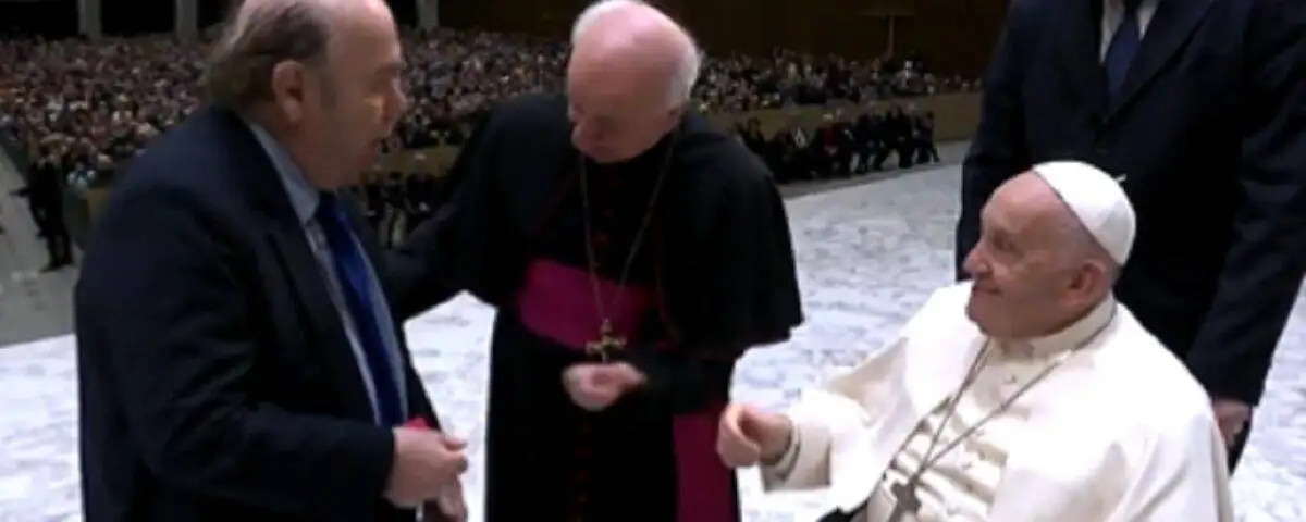 Lino Banfi e Papa Francesco