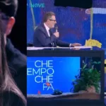 Lautaro Martinez con la moglie Augustina Gandolfo a Che tempo che fa