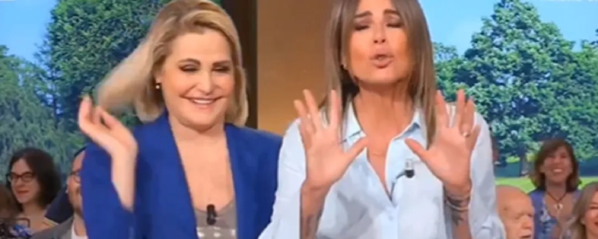 Simona Ventura e Paola Perego spiazzati da un telespettatore