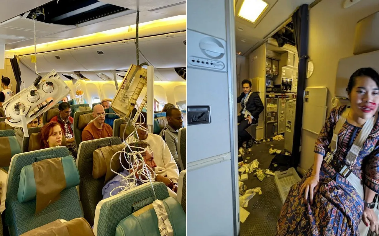 Un morto e diversi feriti per la turbolenza sul volo Singapore airlines
