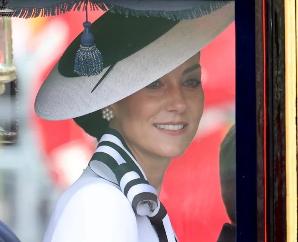 Kate Middleton ha preso parte al Trooping the Colour