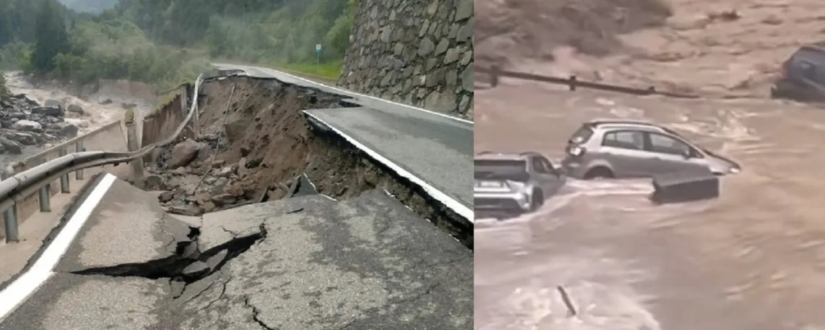 Maltempo, situazione disastrosa in alcune località del Piemonte e della Valle d'Aosta