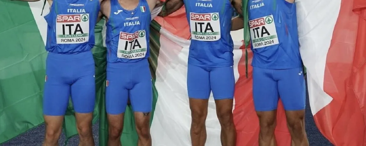 Trionfo 4x100 a Roma 2024