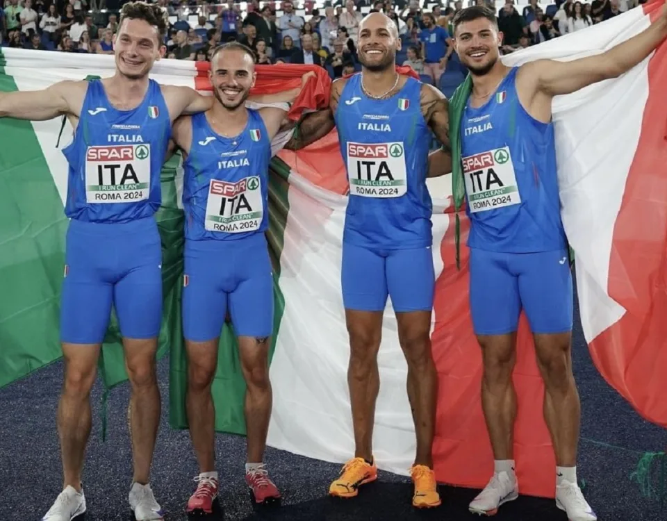 Trionfo 4x100 a Roma 2024