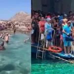 L'incredibile sbarco dei turisti a Balos