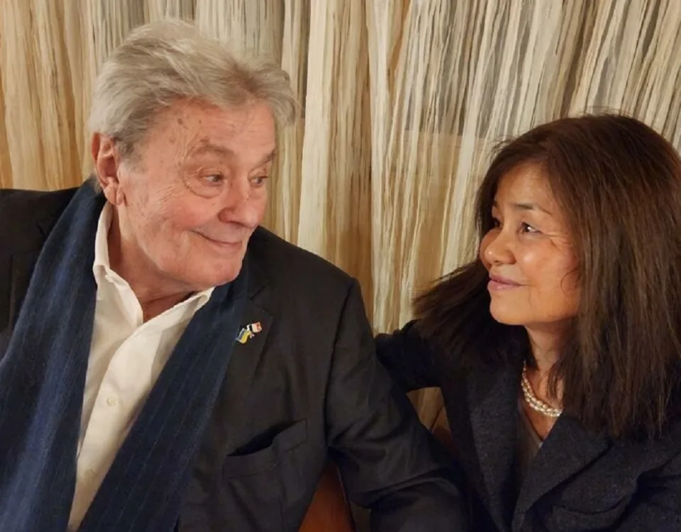 Alain Delon e Hiromi Rollin