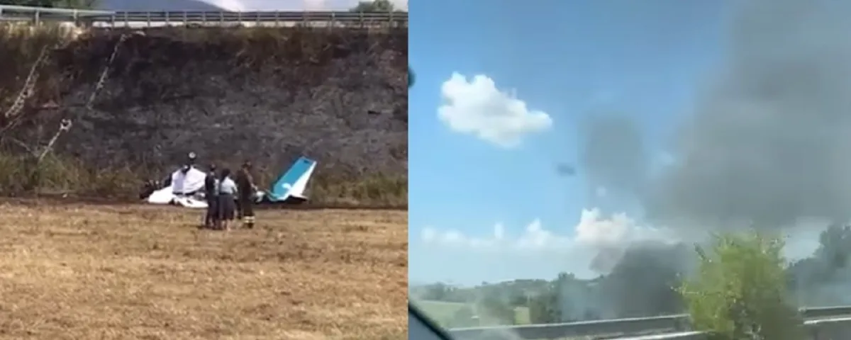 Due persone sono morte in un incidente aereo nel ternano