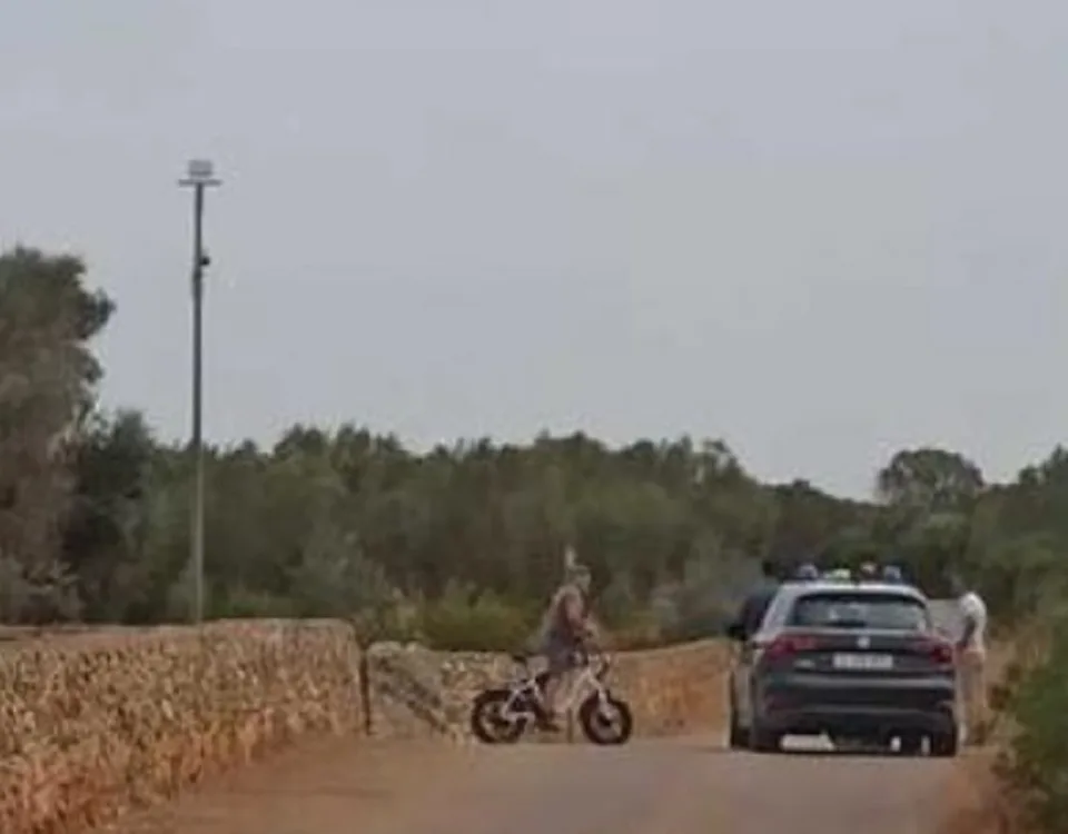 Giambruno si è concesso una passeggiata in bici con il Ministro Lollobrigida