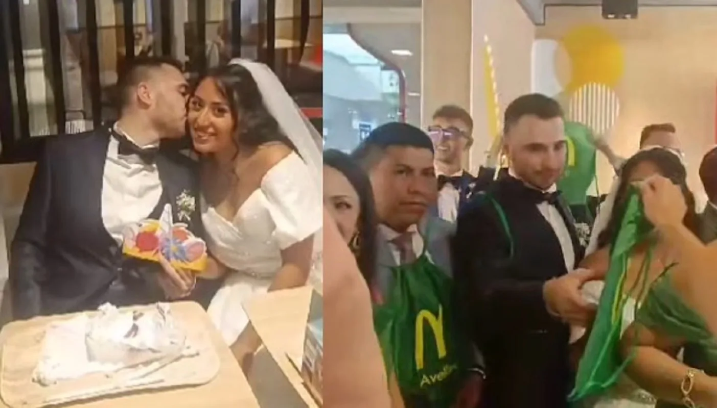 Ilary e Michele hanno festeggiato le nozze al Mc Donald's