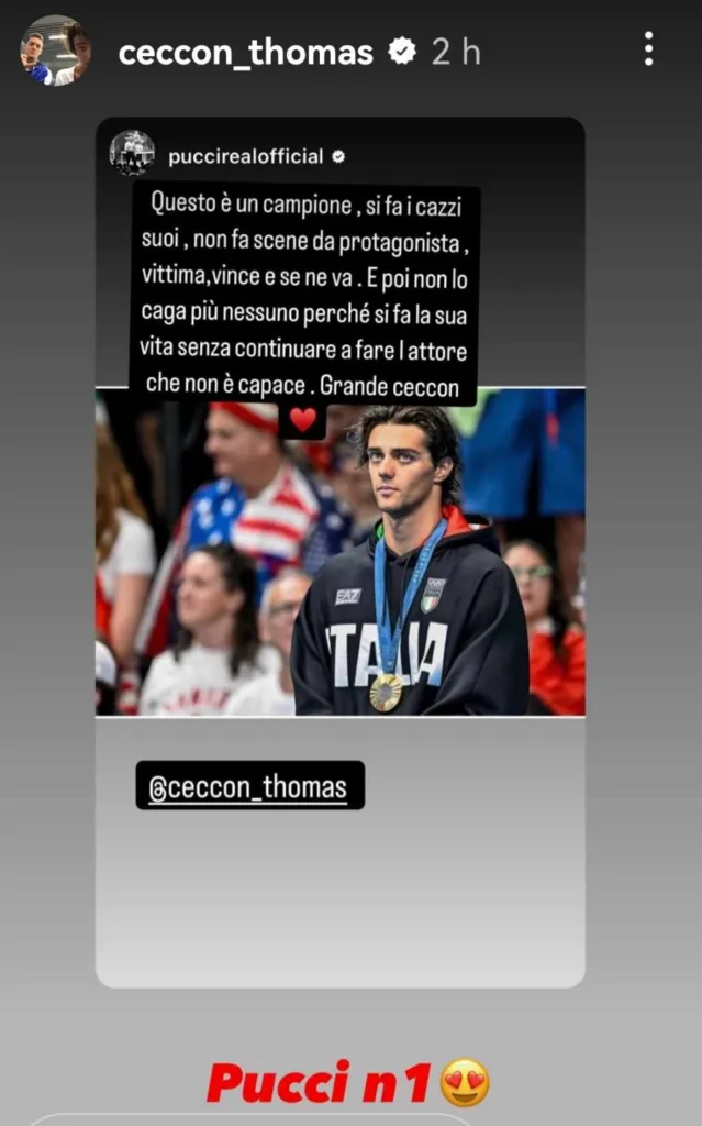 La Stories di Pucci condivisa da Ceccon