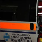 Sul posto è giunta l'ambulanza della Croce azzurra di Traversetolo