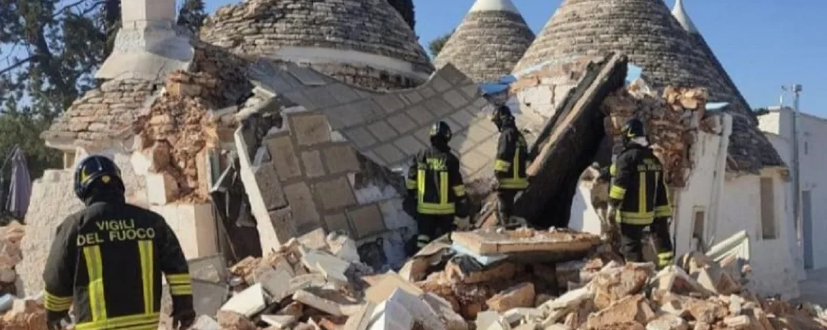 Trullo esploso a Cisternino