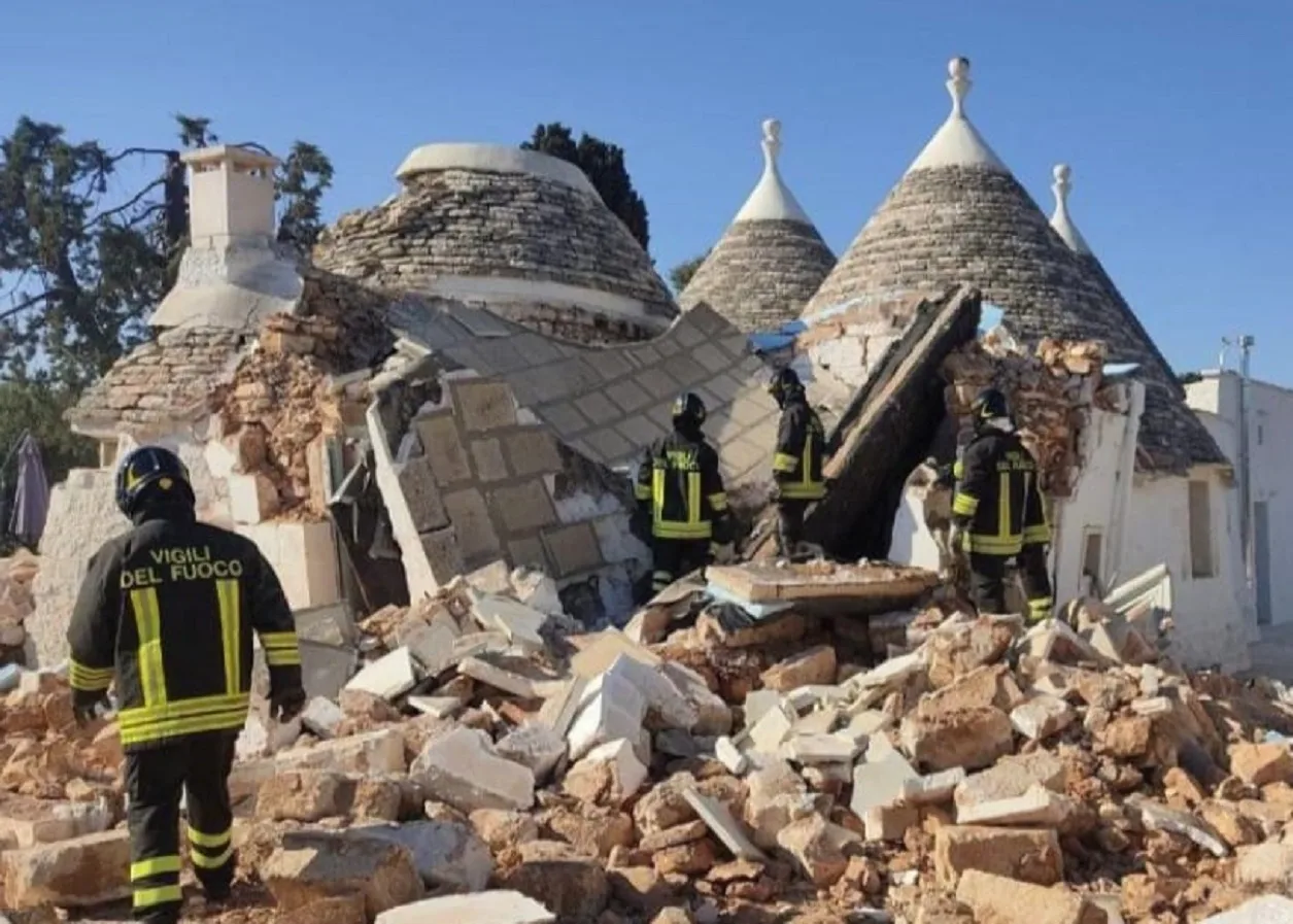 Trullo esploso a Cisternino