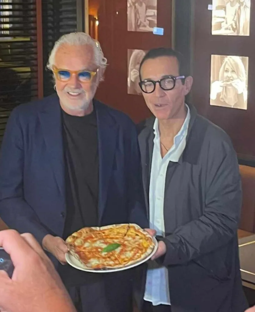 Flavio Briatore e Gino Sorbillo