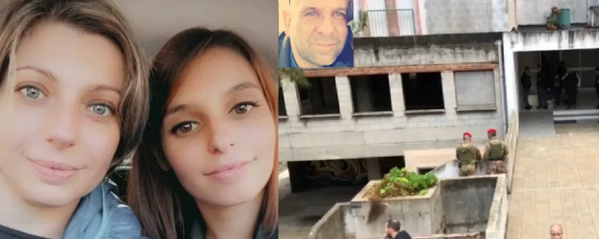 Giusy Masetti e Martina Gleboni, nel riquadro il padre