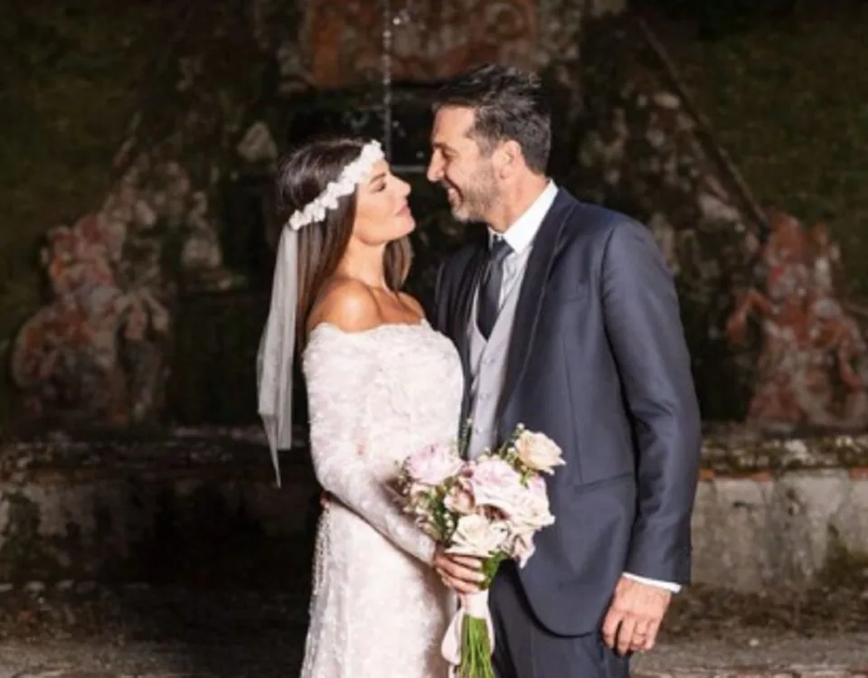 Ilaria D'Amico e Gigi Buffon sono convolati a nozze