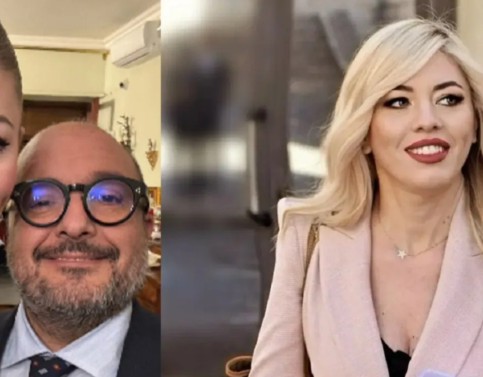 Maria Rosaria Boccia con il Ministro Sangiuliano