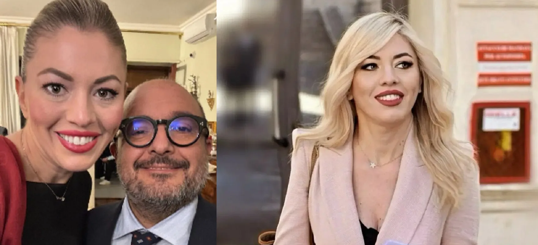 Maria Rosaria Boccia con il Ministro Sangiuliano