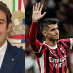 Il sindaco di Corbetta e Alvaro Morata