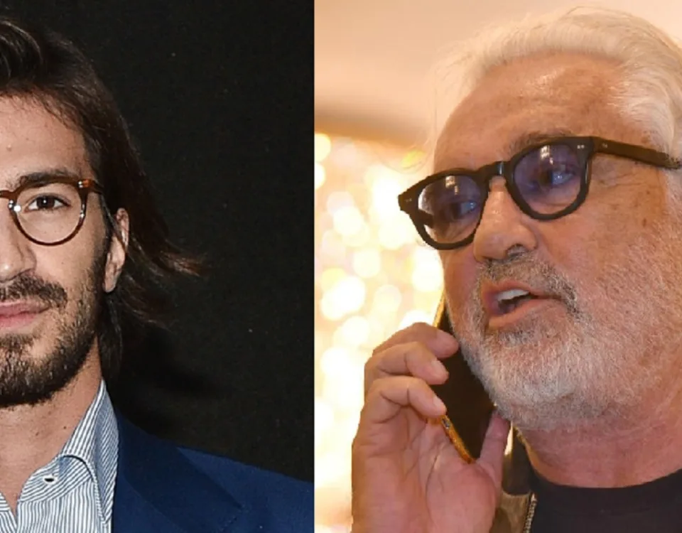 Leonardo Maria Del Vecchio e Flavio Briatore