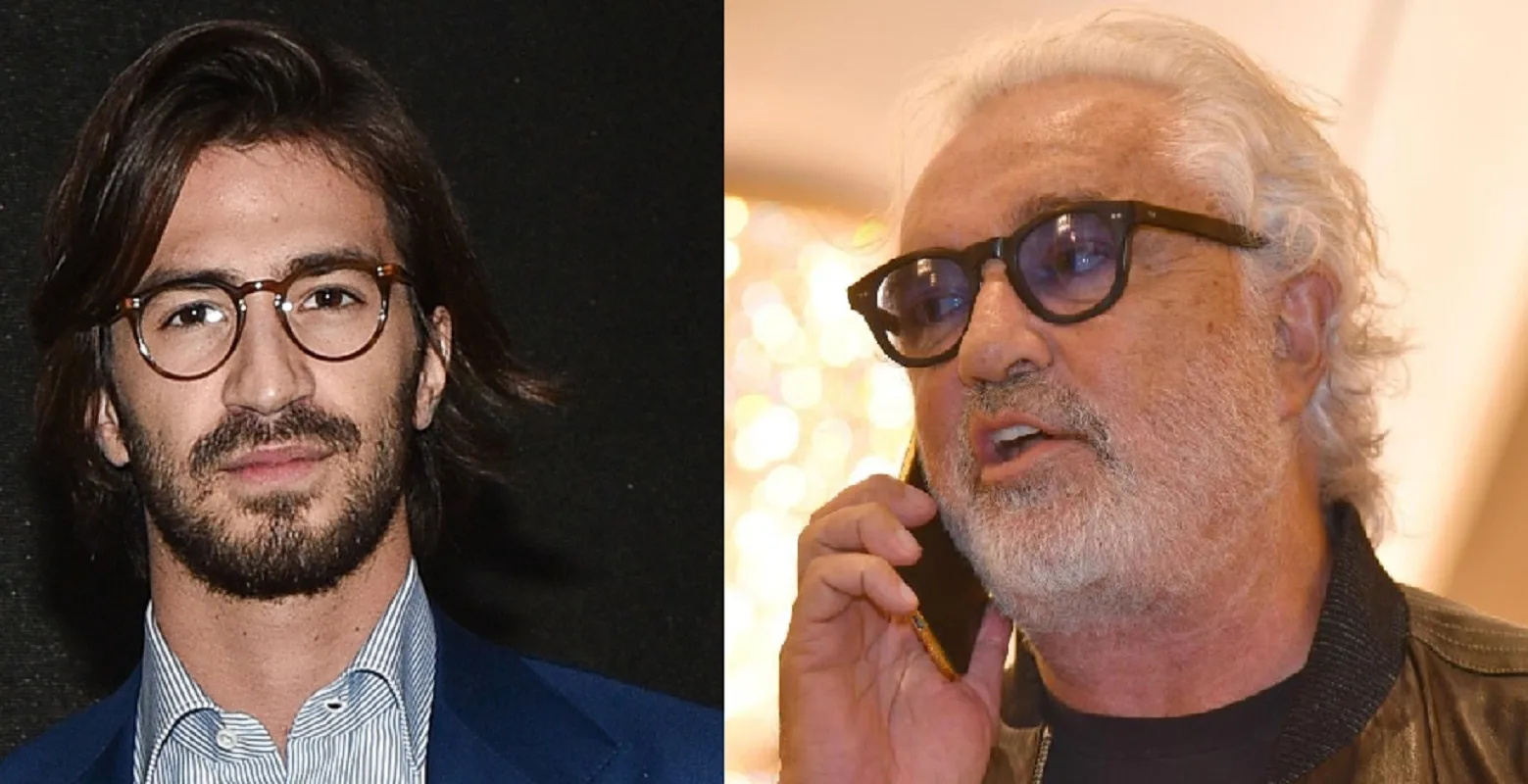 Leonardo Maria Del Vecchio e Flavio Briatore