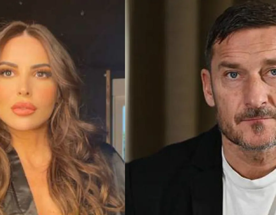 Marialuisa Jacobelli e Francesco Totti