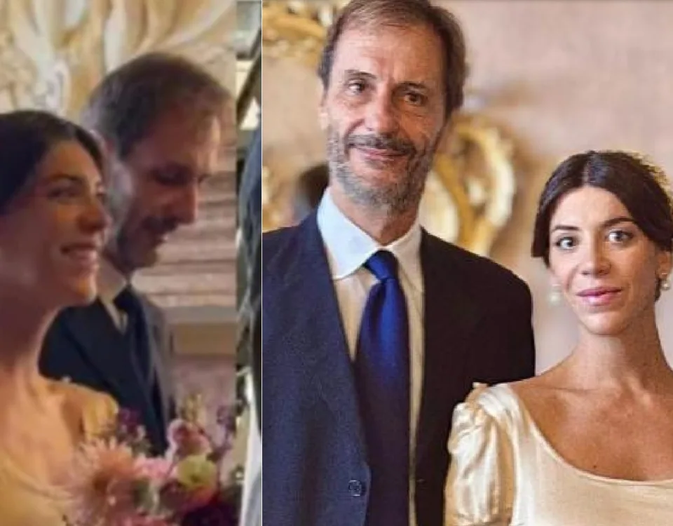 Olivia Testa con papà Fiorello e papà Edoardo