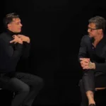 Basciano durante l'intervista con Fabrizio Corona