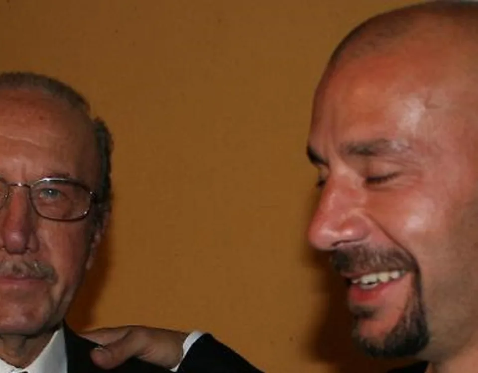 Gianluca Vialli con il padre