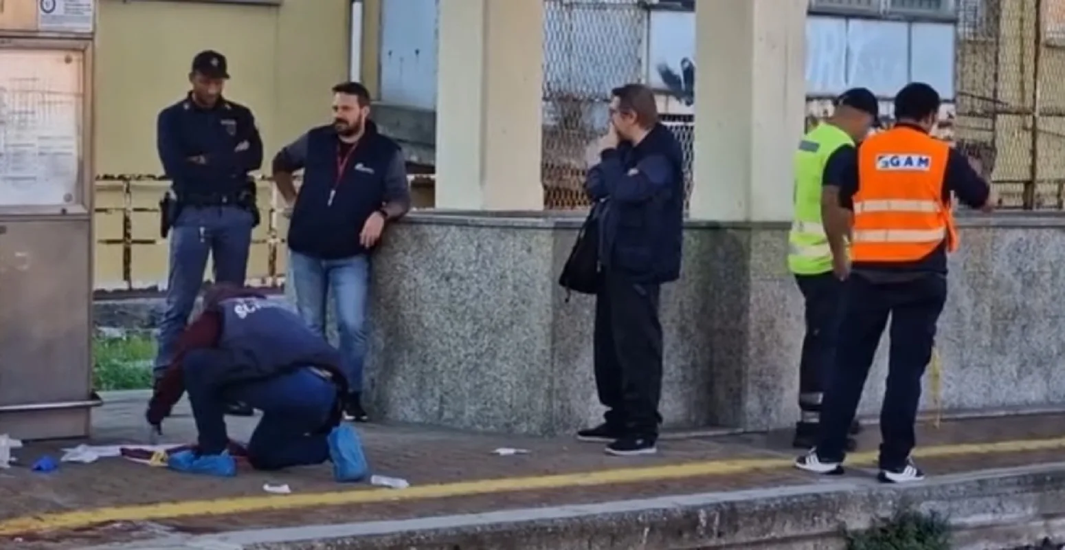 I rilievi alla stazione di Genova Rivarolo