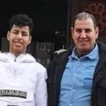 Il diciannovenne Ramy con il papà