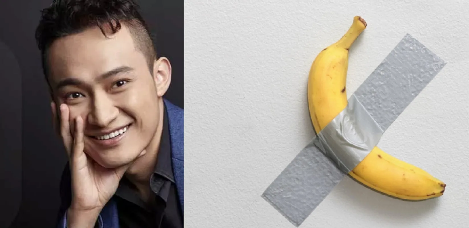 La banana di Cattelan venduta a Justin Sun