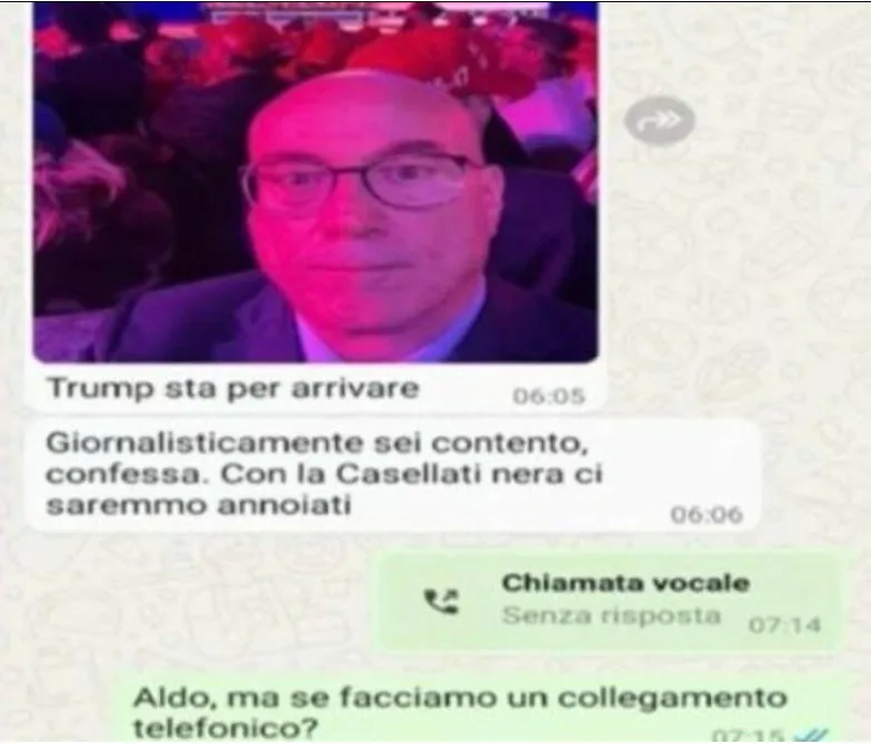 La chat privata tra Cazzullo e Mentana andata in onda per errore