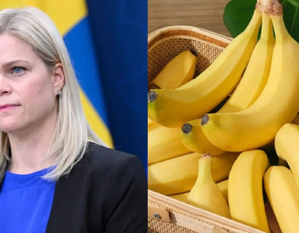 La ministra svedese ha la fobia delle banane