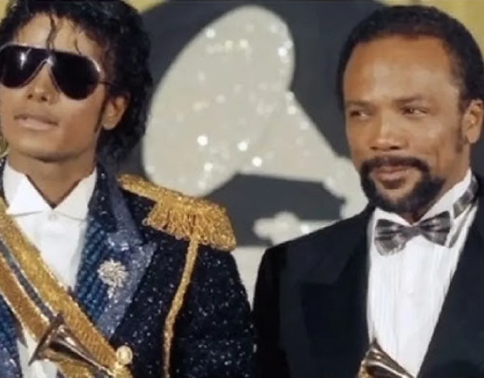 Quincy Jones con Michael Jackson