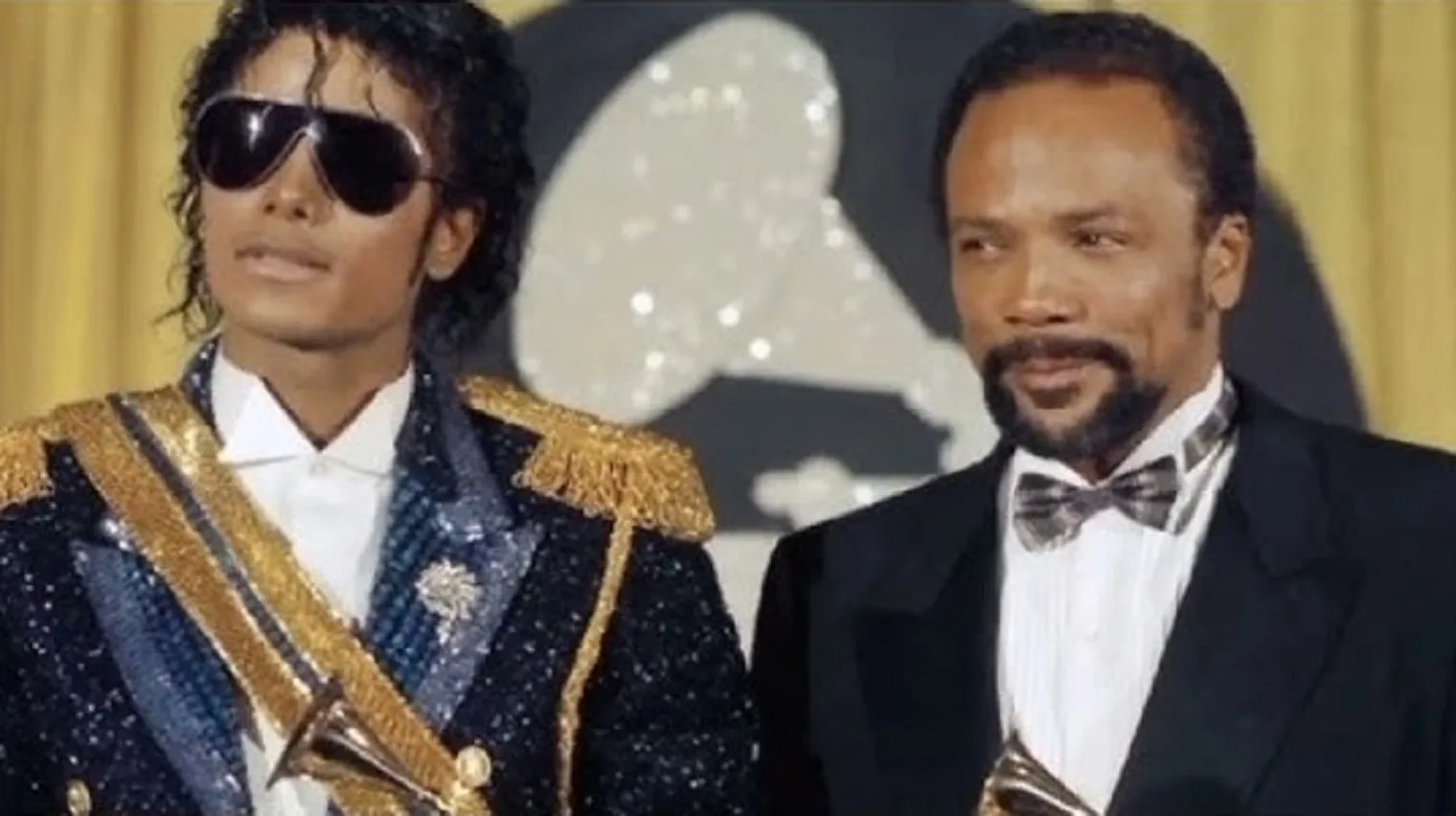 Quincy Jones con Michael Jackson