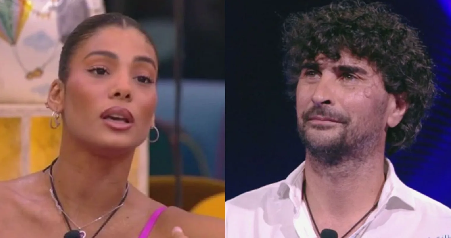 Yulia Bruschi durante il confronto con l'ex