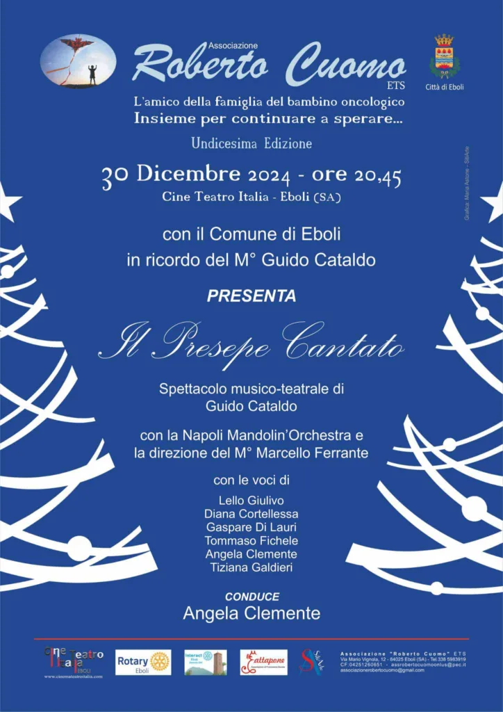 Al Cine Teatro di Eboli Il Presepe Cantato di Guido Cataldo