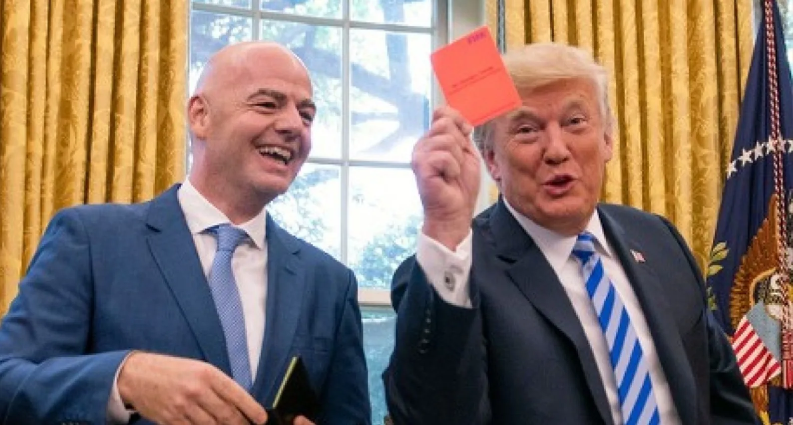 Gianni Infantino e Donald Trump