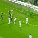 Il gol del 4 a 1 di Simy