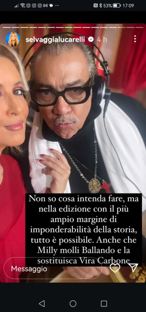 L'ironia di Selvaggia Lucarelli su Stories