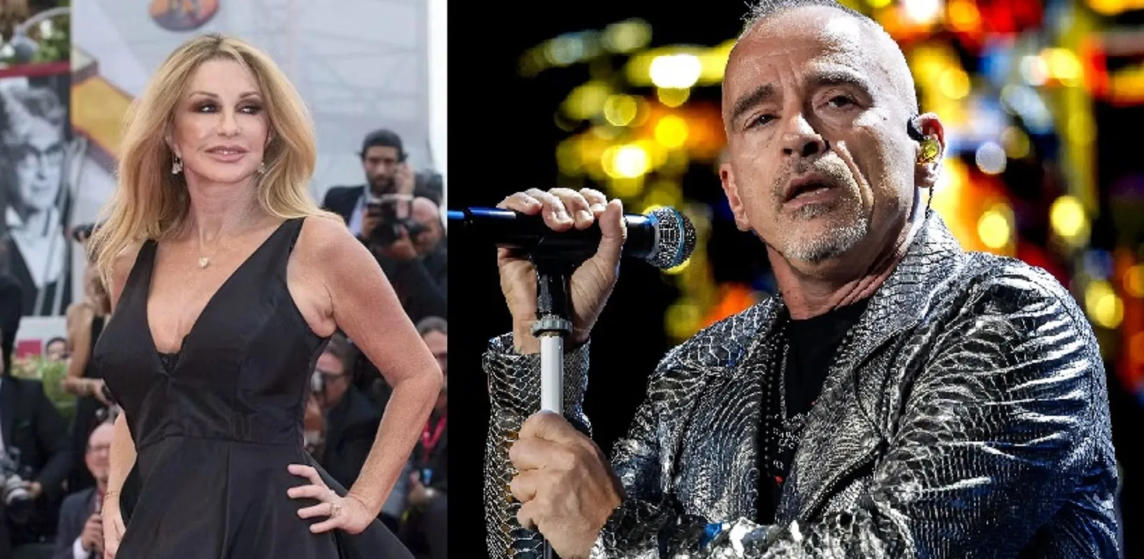 Paola Ferrari ed Eros Ramazzotti