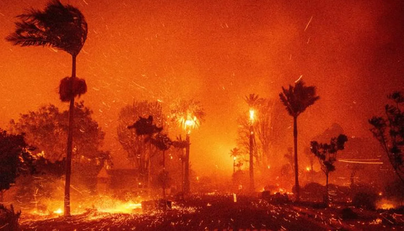 Los Angeles in fiamme