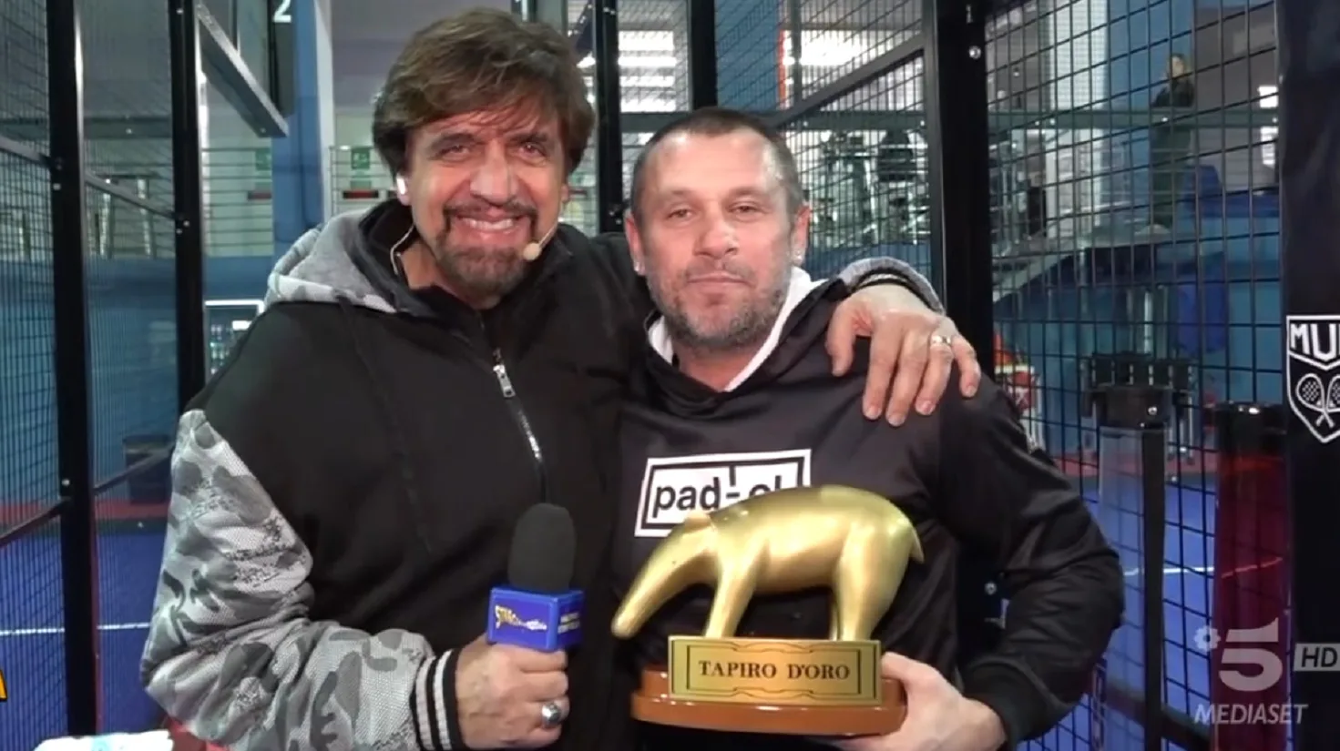 Tapiro d'oro per Cassano