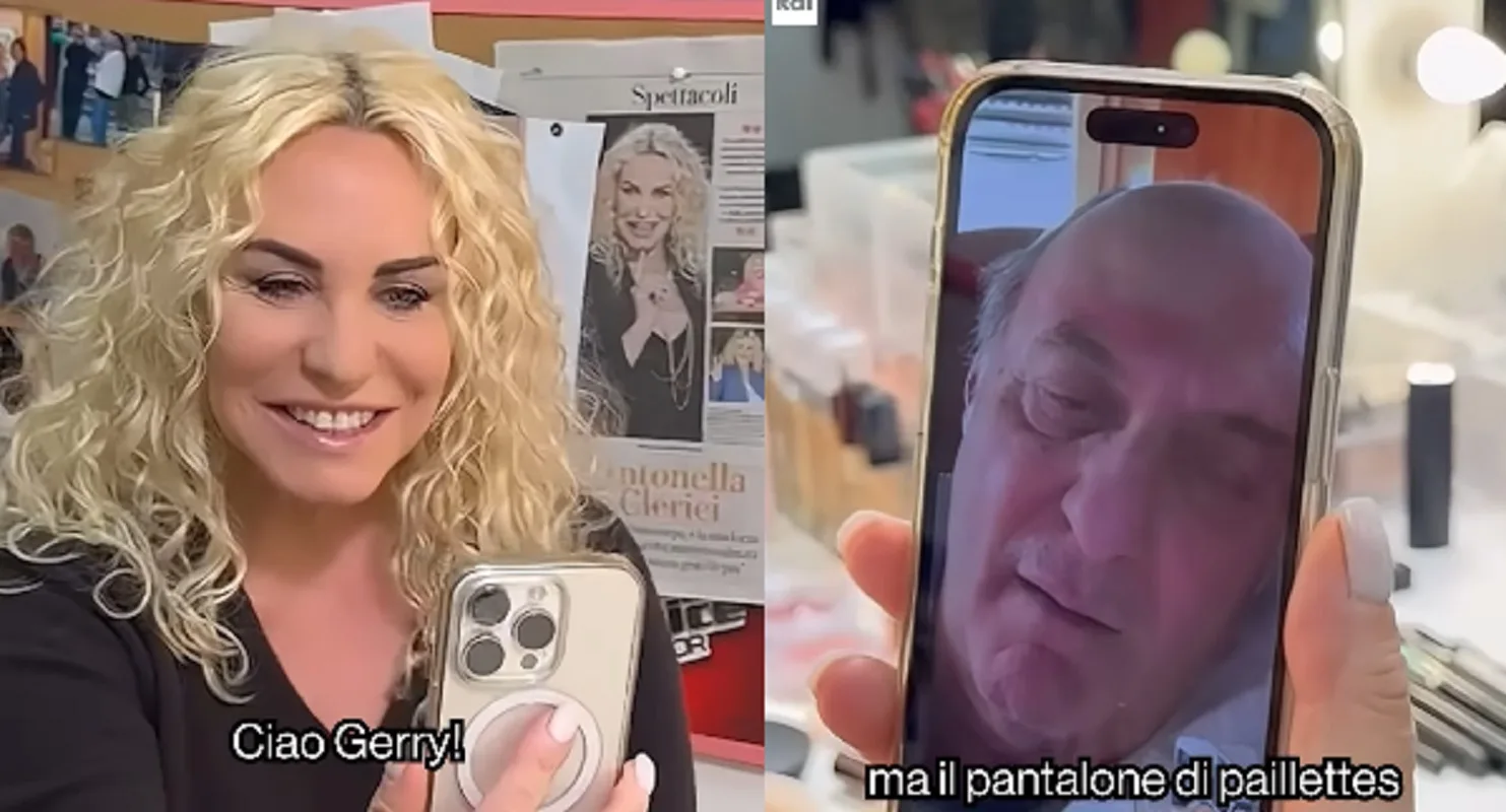 Antonella Clerici e Gerry Scotti