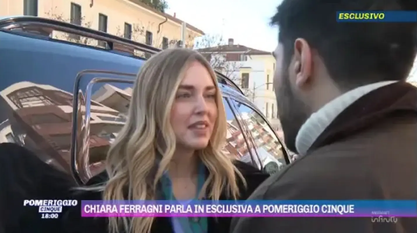 Chiara Ferragni a Pomeriggio 5