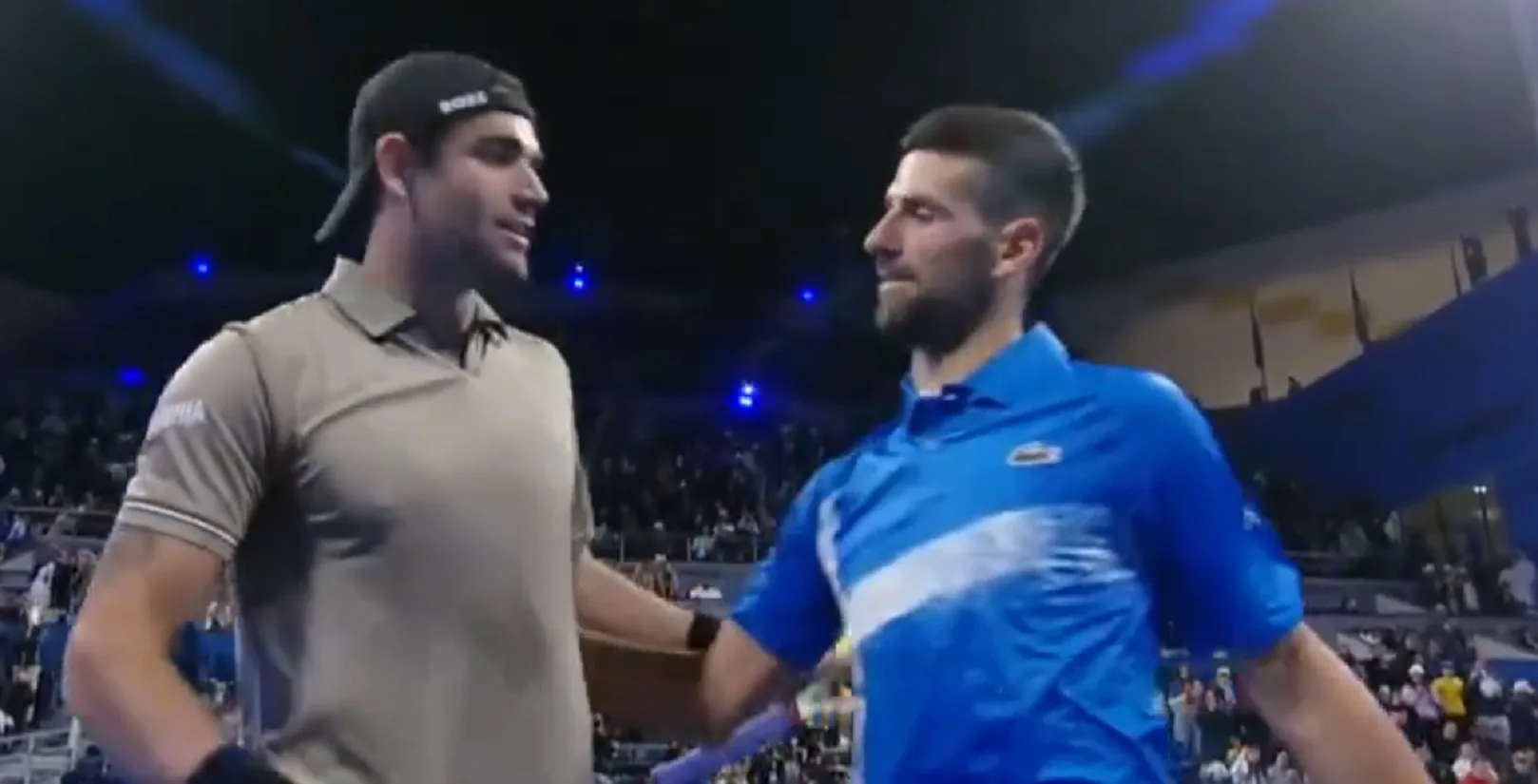 Djokovic si complimenta con Berrettini